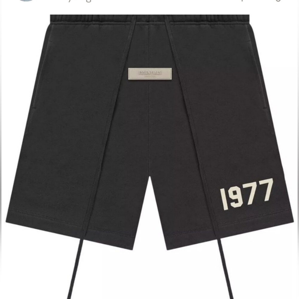 NWT Fear of God Essentials 1977 Iron Shorts - Picture 1 of 7